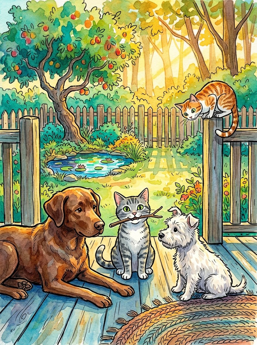 The Cat Who Barked
