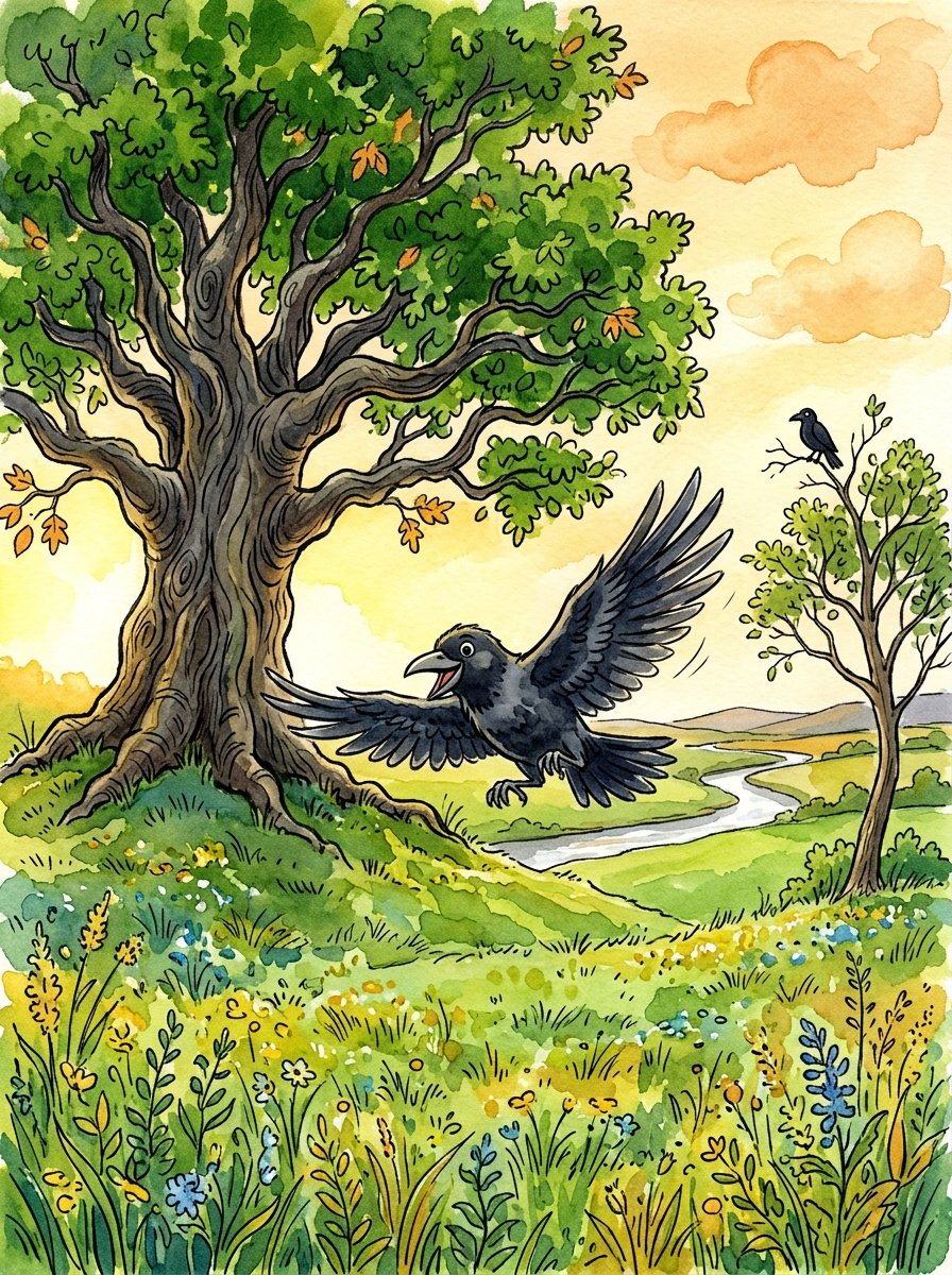 The Crow Who Couldn't Jump
