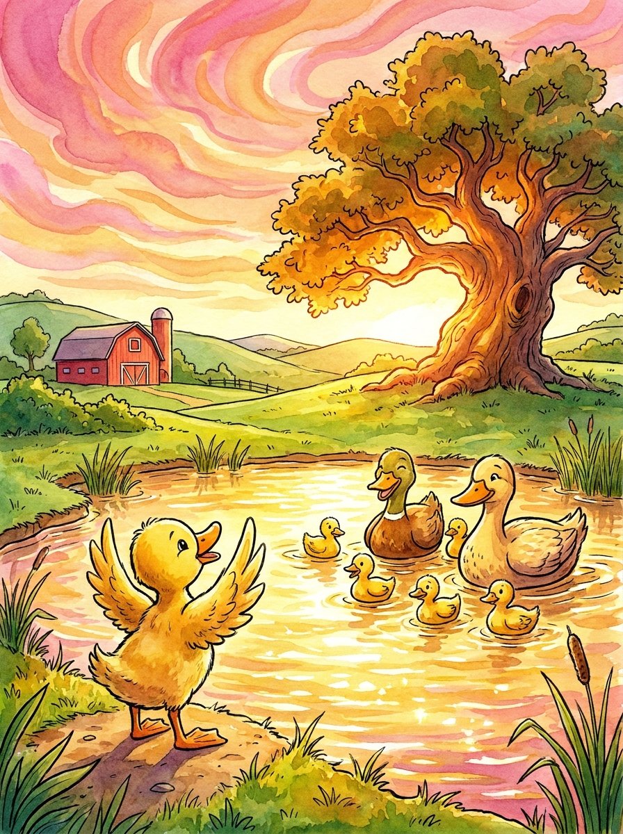 The Duckling Who Would Not Give Up