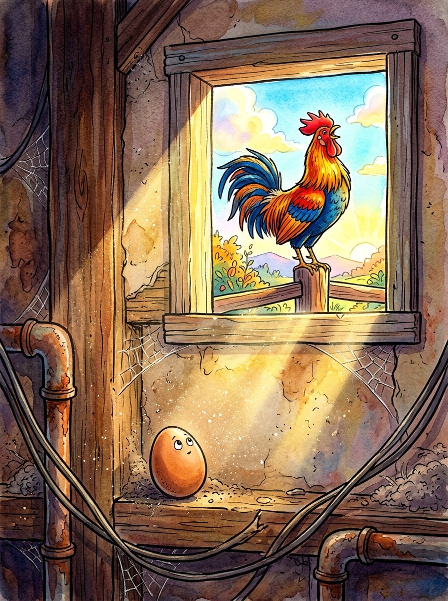 The Egg Who Could Not Crow