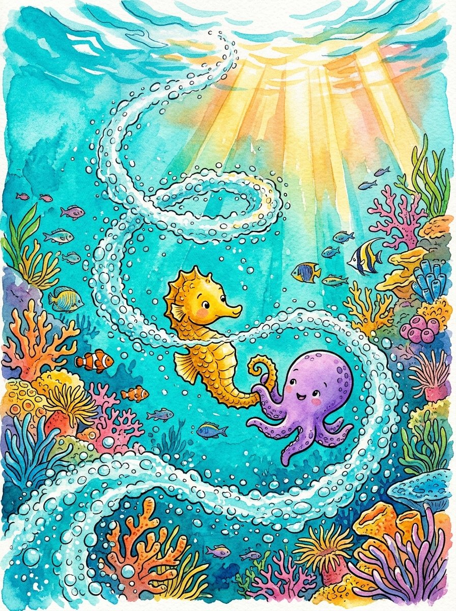The Spiral Seahorse
